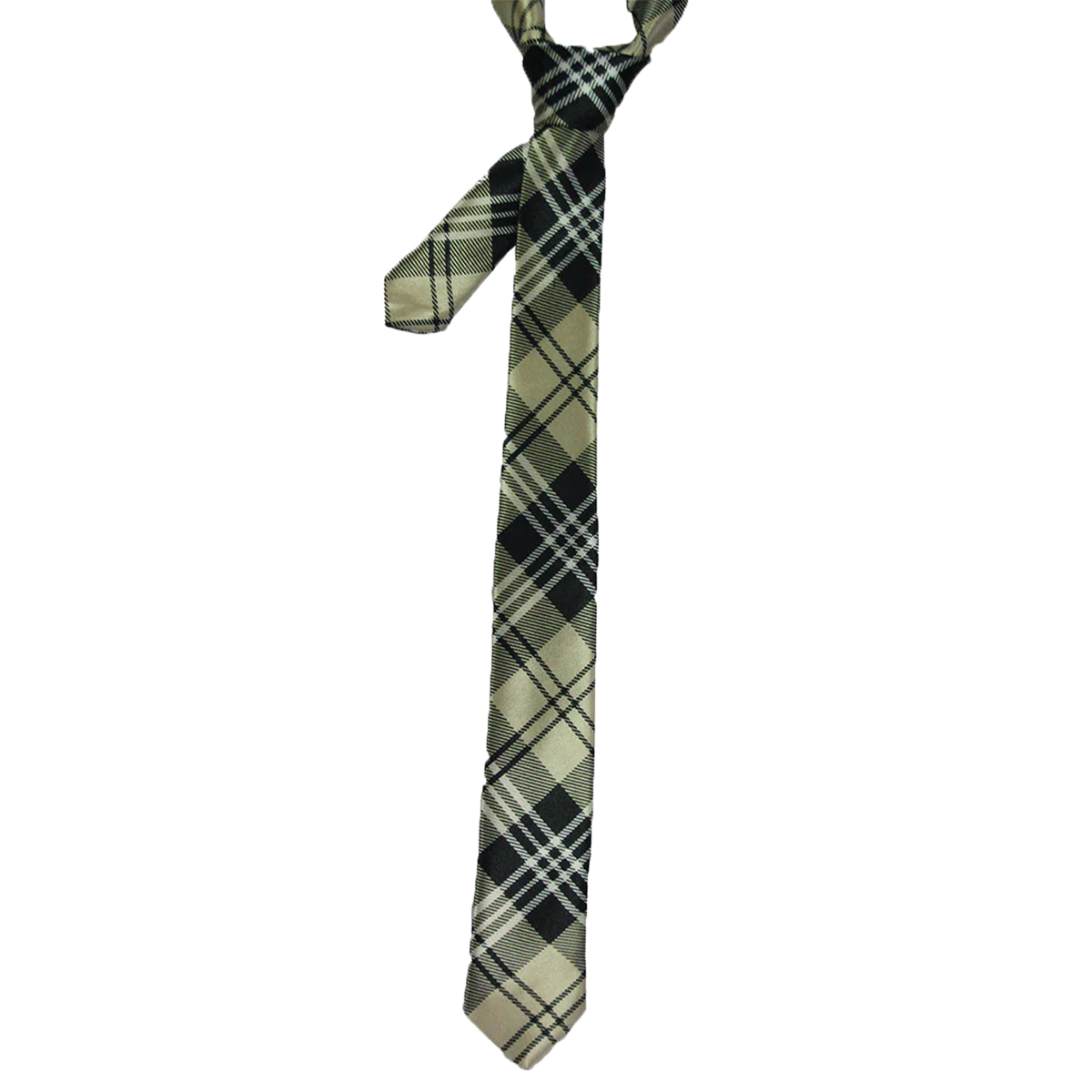 Satin Style Tartan Formal Neck Tie Men's Casual Accessory