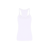 Girls Plain Stretch Cotton Vest Top