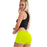 Women's Microfibre Stretchy with Elasticated Waist Hot Pants