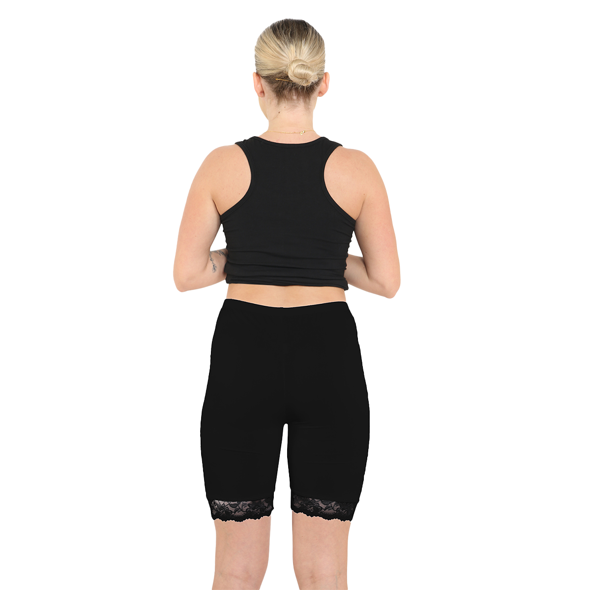 Womens Cotton Elastic Stretch Yoga Breathable Cycling Shorts