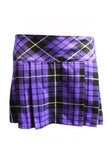 Women's 14 Inches Box Pleated Schoolgirl Tartan Skirt