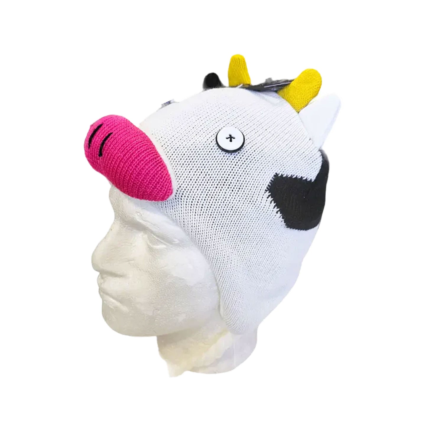 Adult Animal Face Knitted Winter Hat