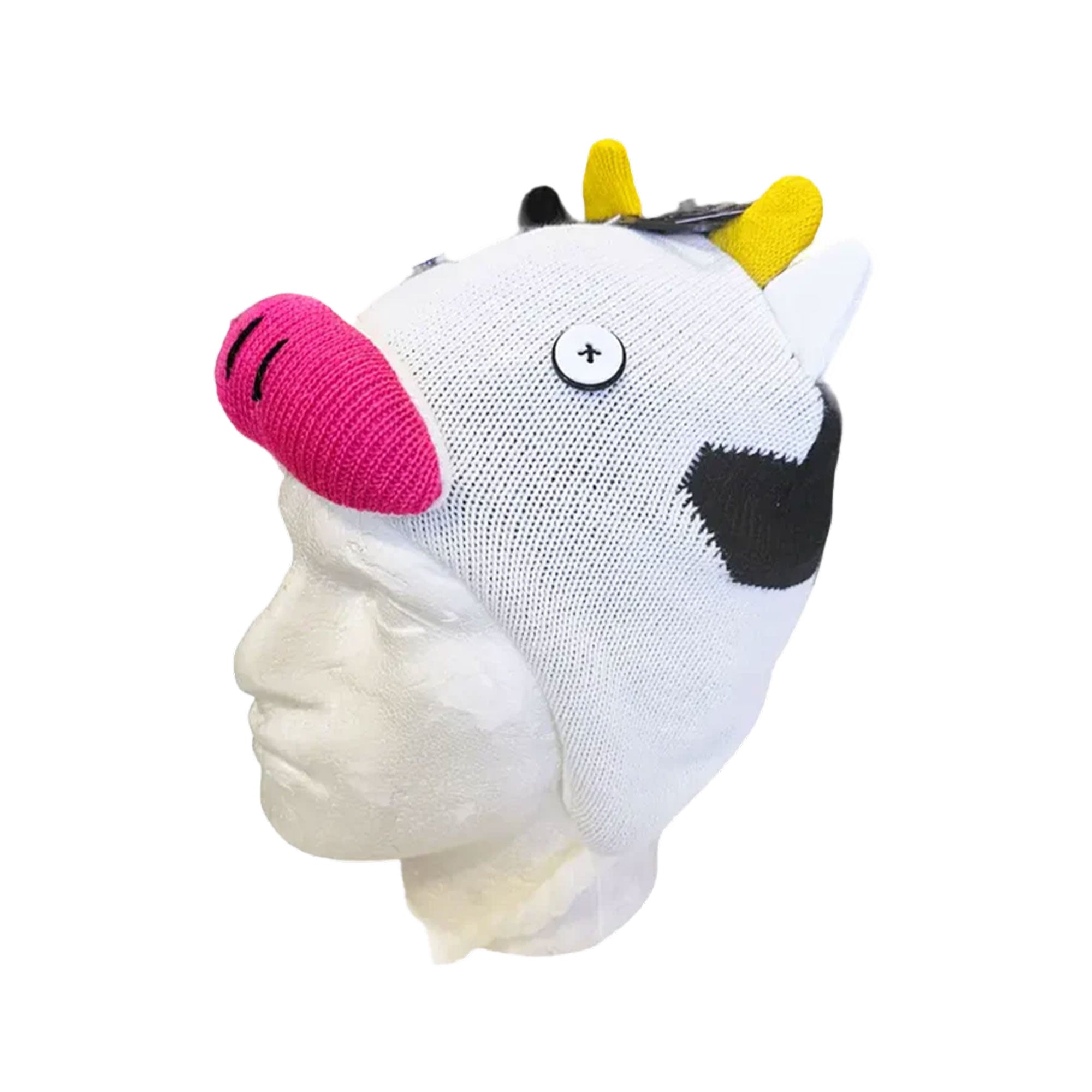 Adult Animal Face Knitted Winter Hat