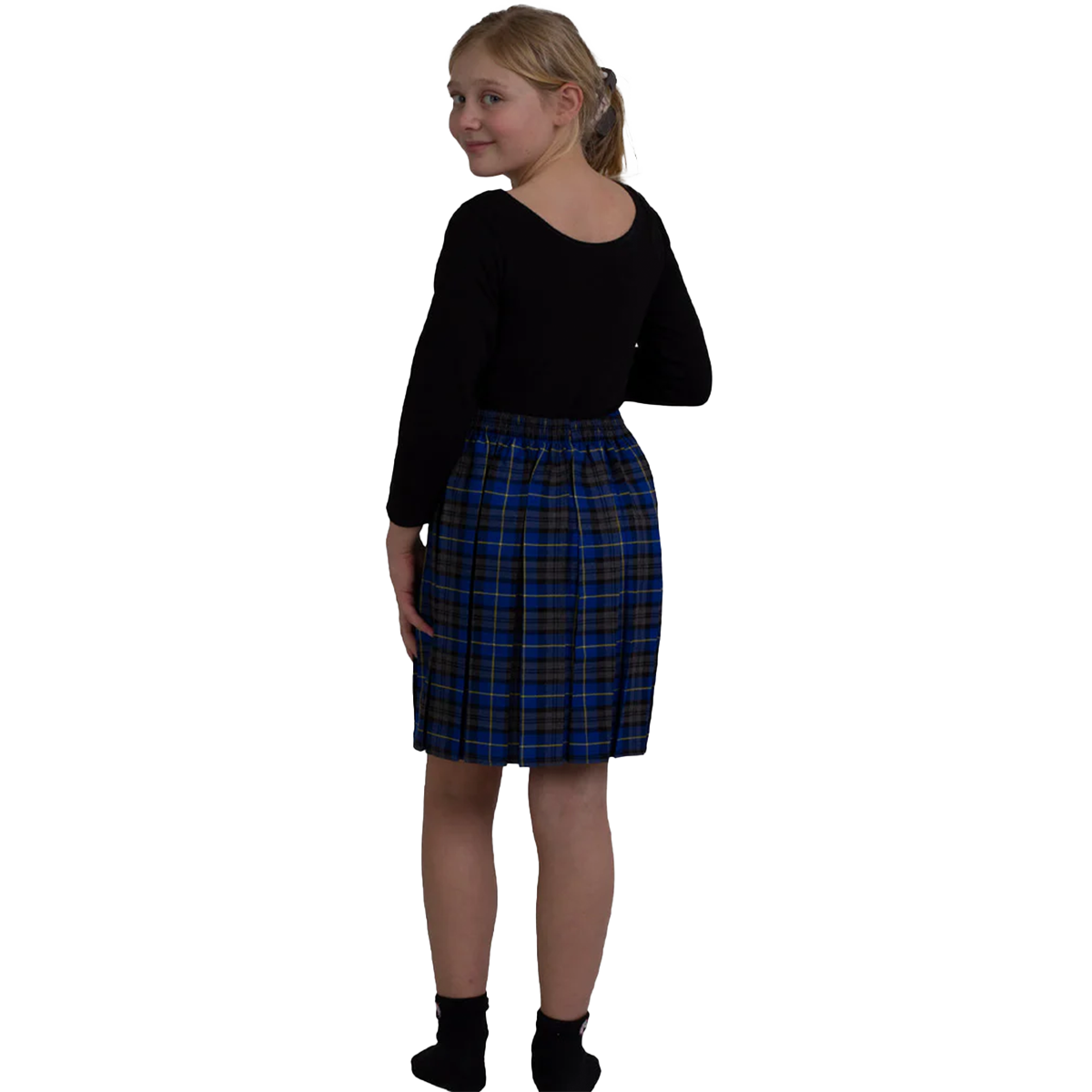 Girl's Box Pleated Tartan Casual and Schoolgirl Party Skirt