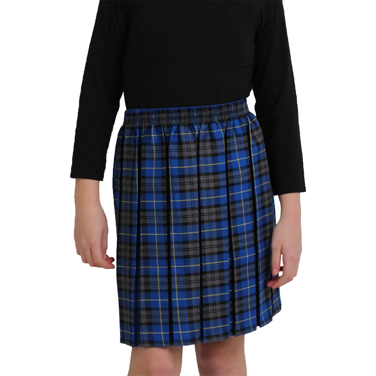 Girl's Box Pleated Tartan Casual and Schoolgirl Party Skirt