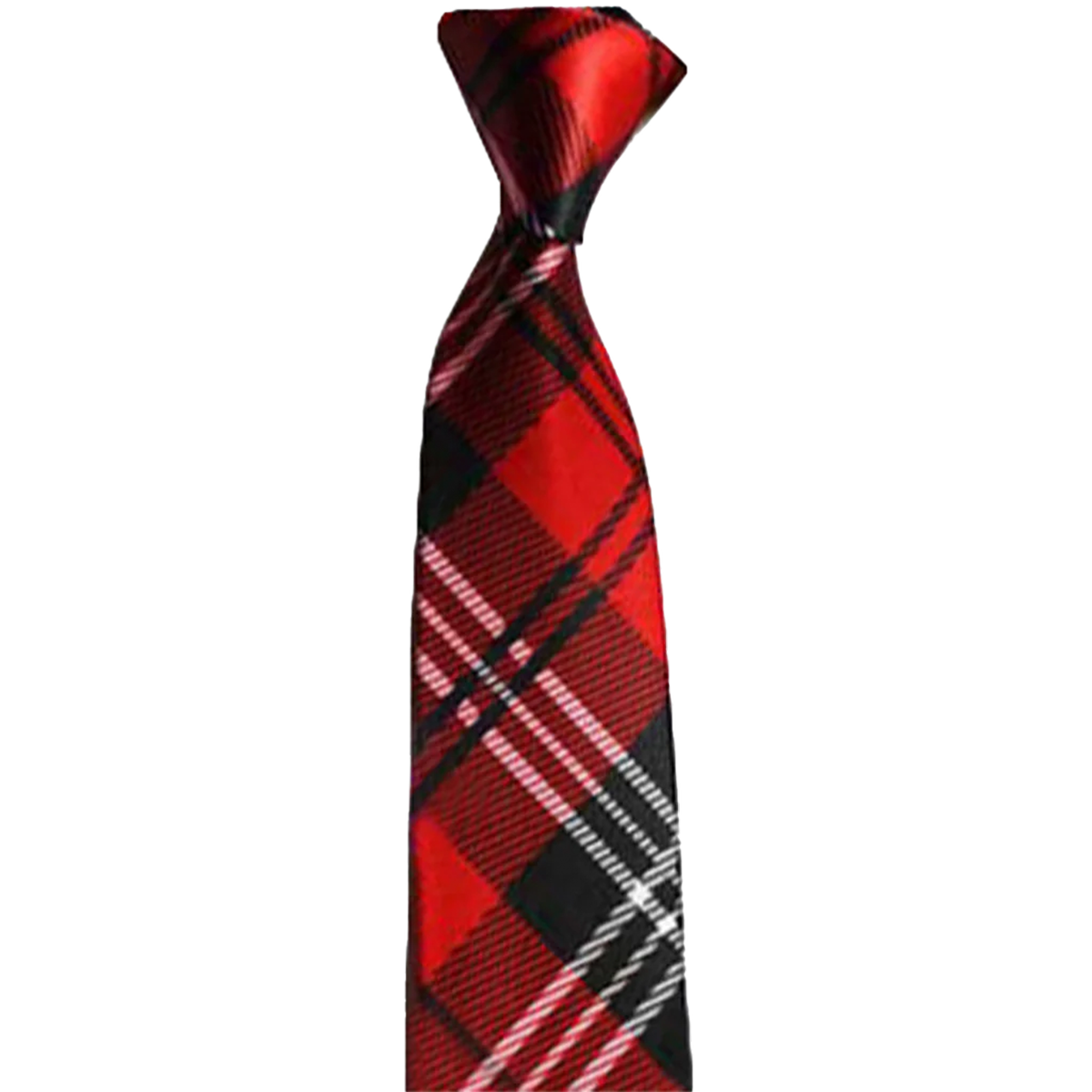 Satin Style Tartan Formal Neck Tie Men's Casual Accessory