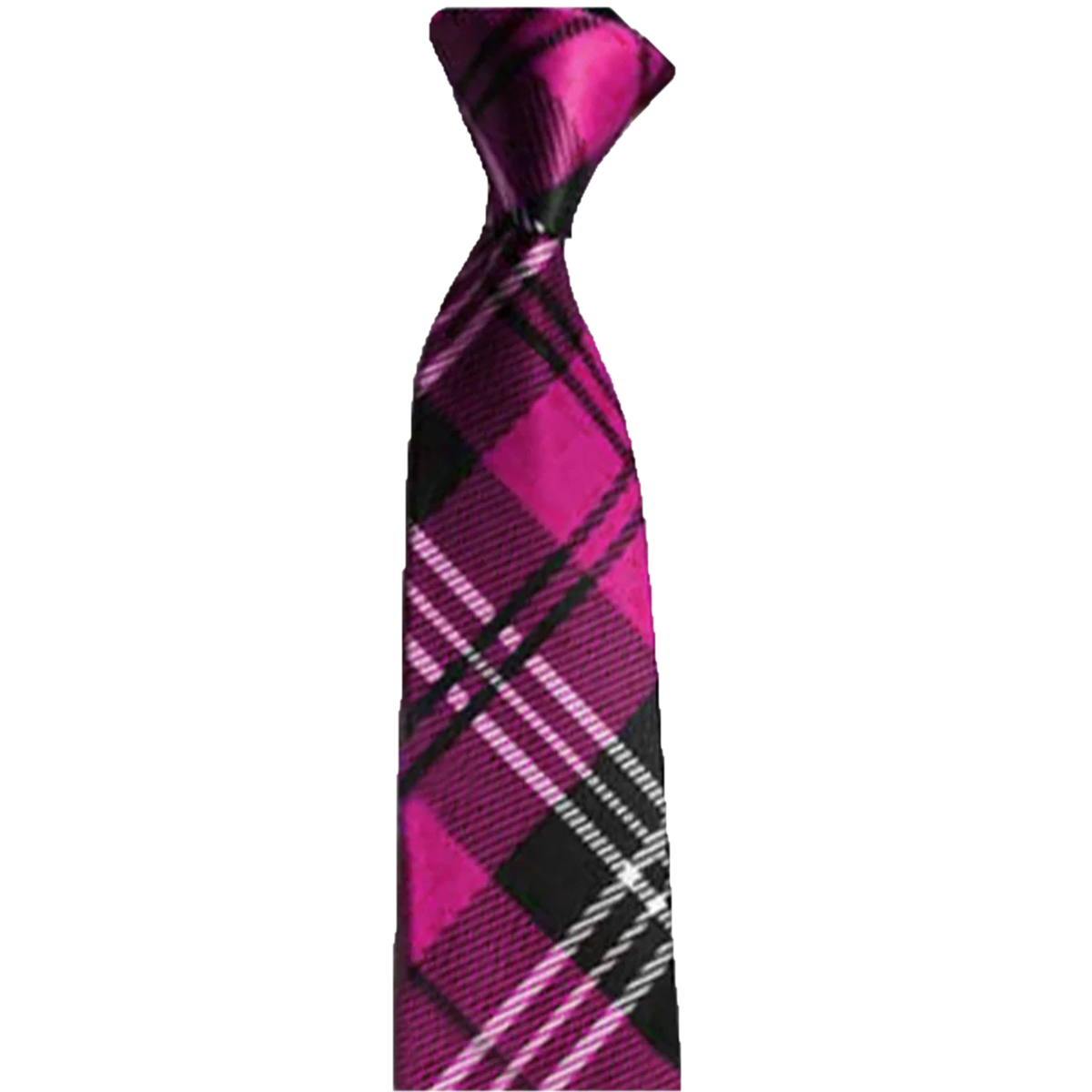 Satin Style Tartan Formal Neck Tie Men's Casual Accessory