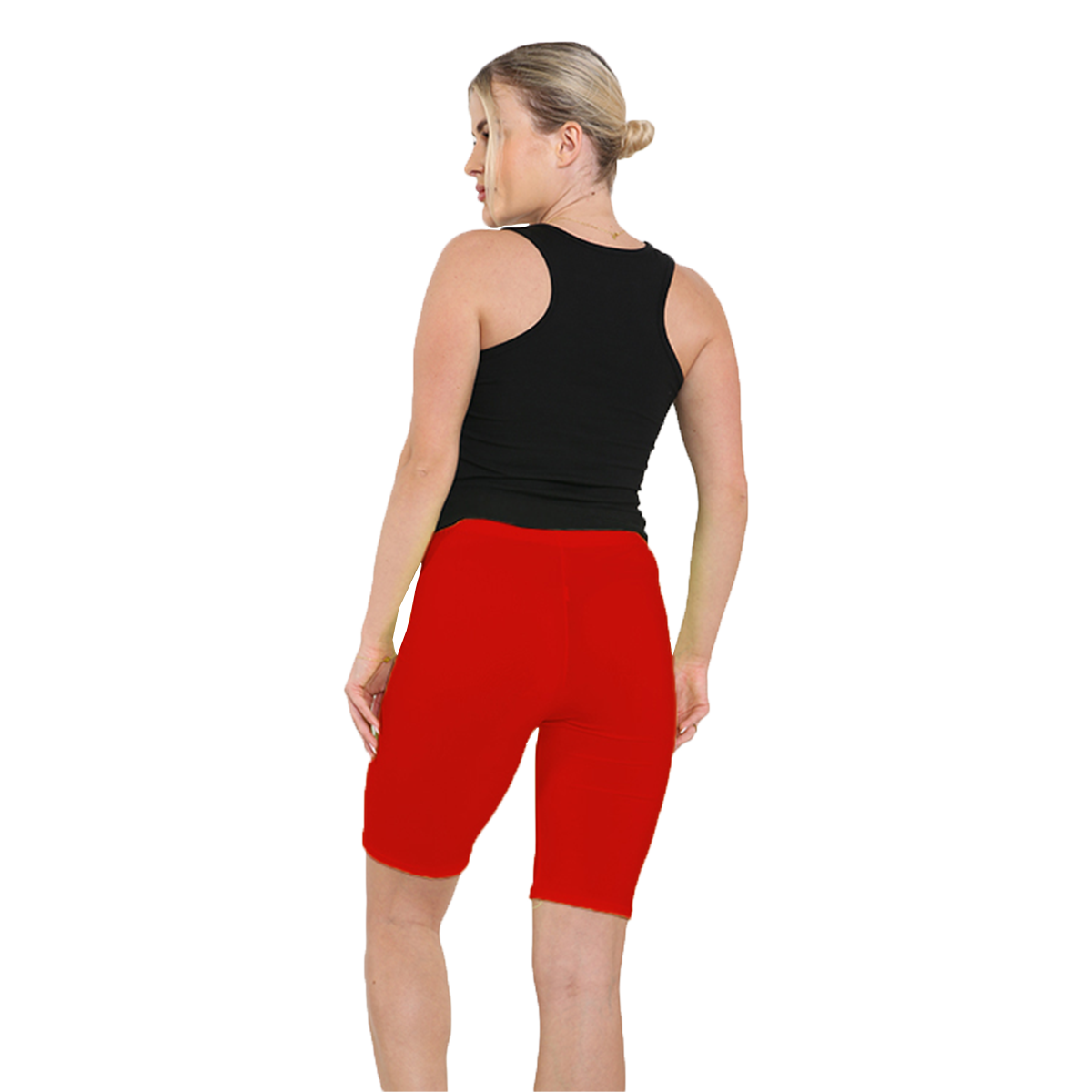 Womens Cotton Elastic Stretch Yoga Breathable Cycling Shorts