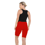 Womens Cotton Elastic Stretch Yoga Breathable Cycling Shorts