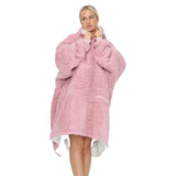 Women's Teddy Fabric Hoodie Blanket