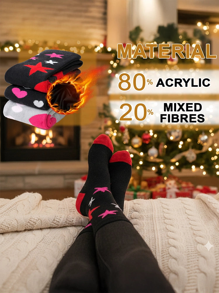 Active Star Ladies Thermal Fashion Socks (Pack of 3 Pairs)
