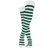 Women's Thigh High Girls Stretchy Stripe Over The Knee Socks