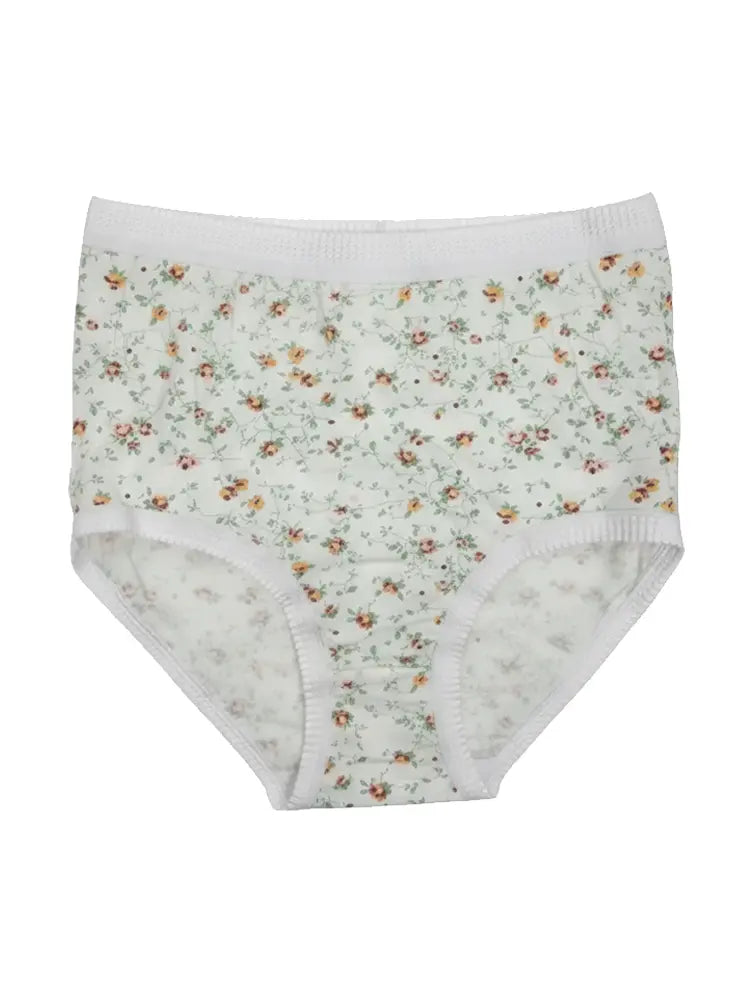 Women’s Cotton Rich Floral Print Full Briefs (3-Pack)