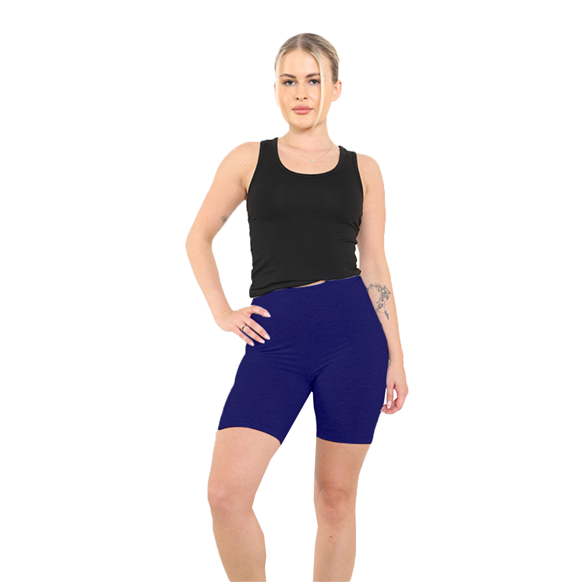 Womens Cotton Elastic Stretch Yoga Breathable Cycling Shorts