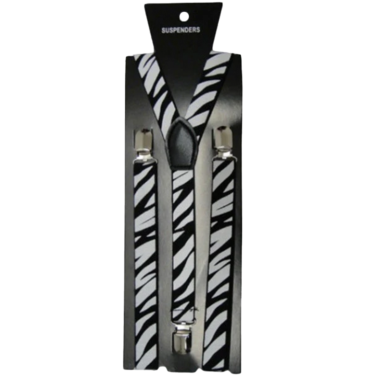 Adjustable Men's Printed Braces 2.5 cm With Strong Metal Clips