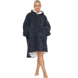 Women's Teddy Fabric Hoodie Blanket