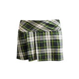 Women's 14 Inches Box Pleated Schoolgirl Tartan Skirt