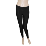 Women's Microfibre Full Length Leggings with Elastic Waist