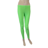 Women's Microfibre Full Length Leggings with Elastic Waist