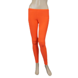 Women's Microfibre Full Length Leggings with Elastic Waist