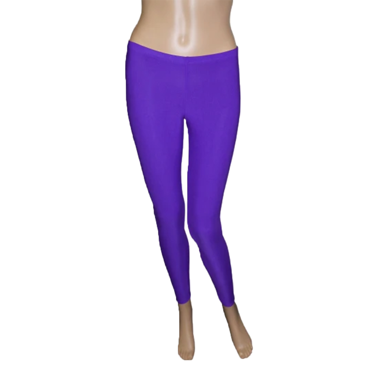Women's Microfibre Full Length Leggings with Elastic Waist