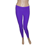 Women's Microfibre Full Length Leggings with Elastic Waist