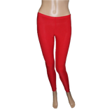 Women's Microfibre Full Length Leggings with Elastic Waist