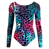 Crazy Chick Girls Patterned Full Sleeve Leotards