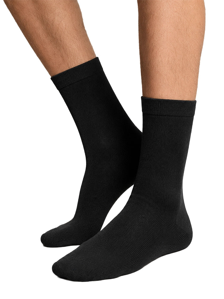 Men’s Flexi Diabetic Black Socks Pack of 3