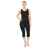 Womens 3/4 Length Cotton Capri Leggings Stretchy Soft Tights