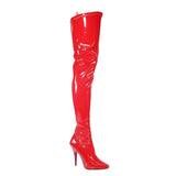 Women's High Over Knee Zip Up Heel Long Boots