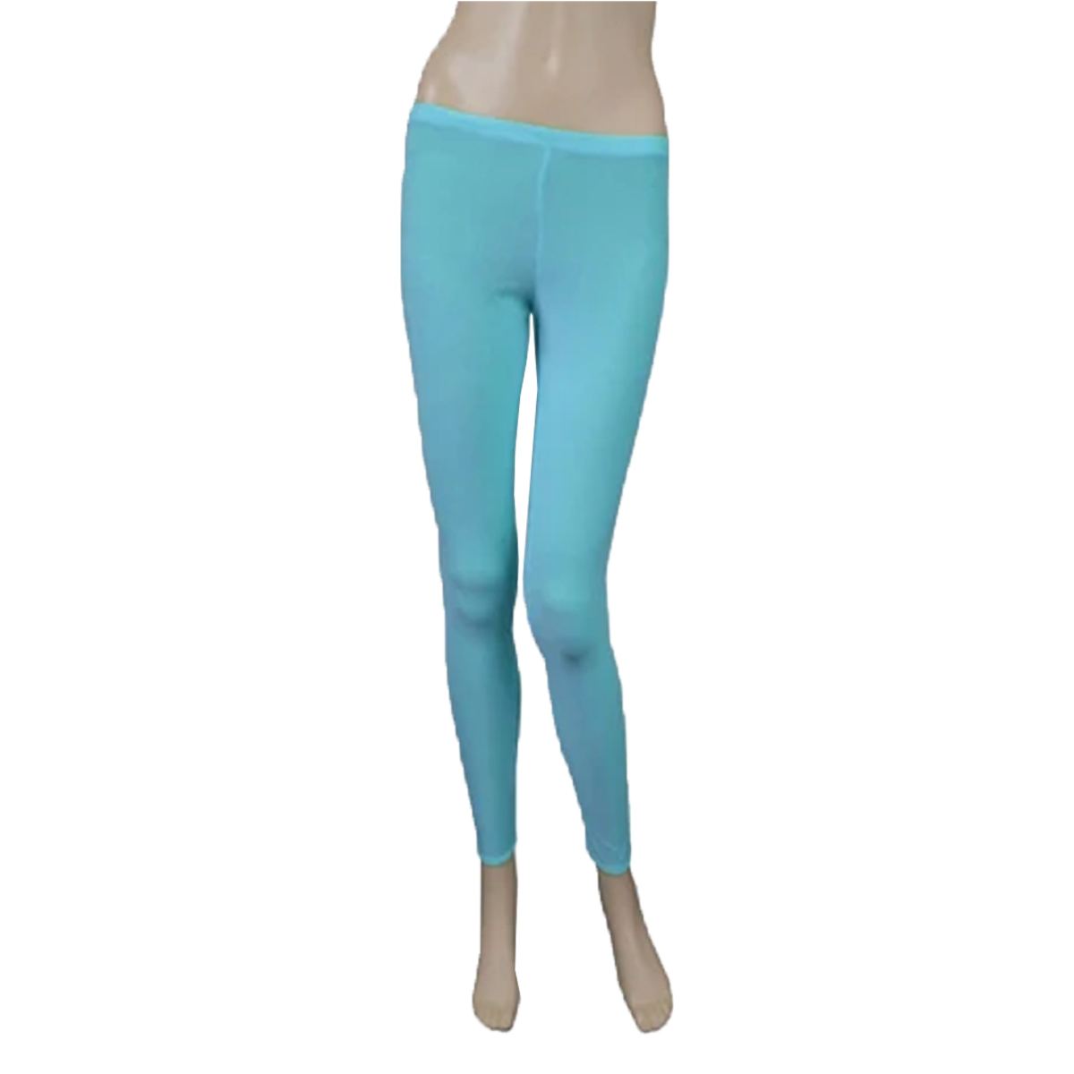 Women's Microfibre Full Length Leggings with Elastic Waist