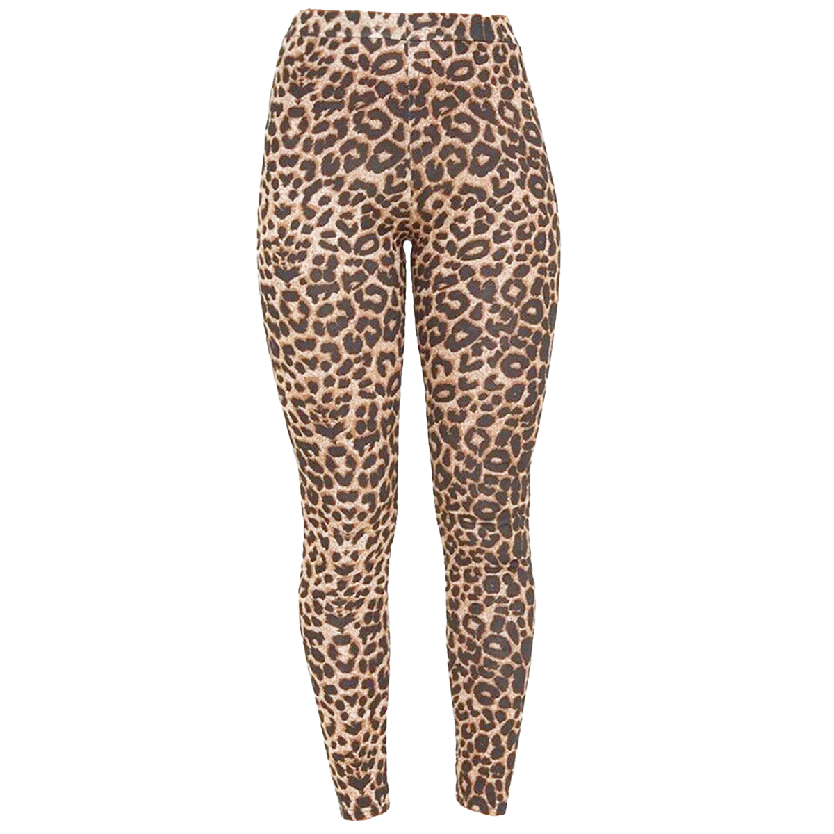 Girls Microfibre Full Length Leopard Leggings Casual Pants