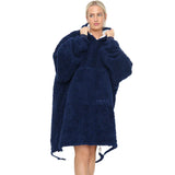 Women's Teddy Fabric Hoodie Blanket