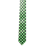 Men's Checkered Printed Satin Neck Tie Casual & Formal Accessory