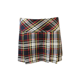 Women's 14 Inches Box Pleated Schoolgirl Tartan Skirt