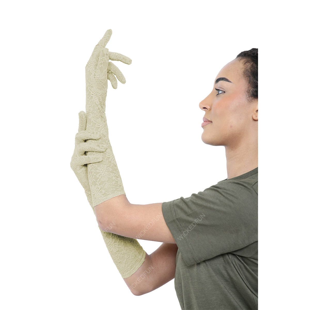 Long Lace Gloves
