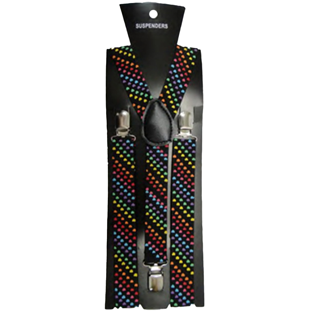 Adjustable Men's Suspenders Polka Dot Braces 2.5 cm Wide
