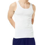Men's Vest Comfortable Cotton Top Breathable Undershirts