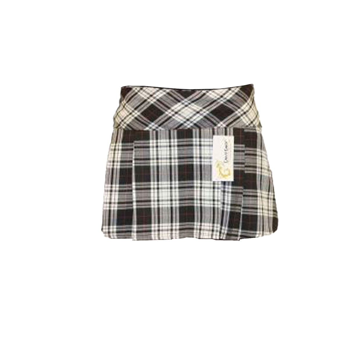 Women's 14 Inches Box Pleated Schoolgirl Tartan Skirt