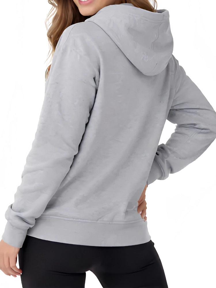 Active Star Ladies Pullover Hoodie Slate Colour