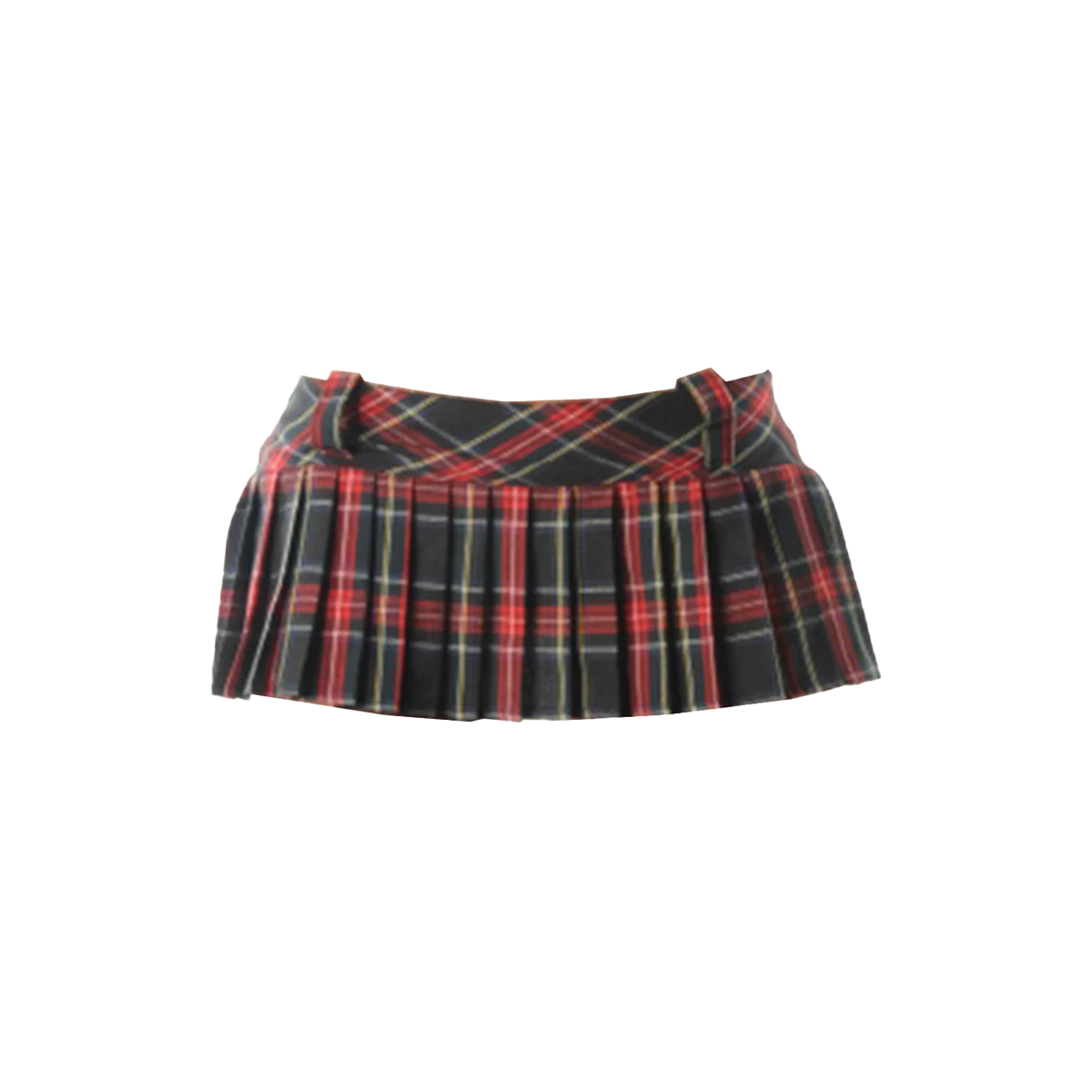 Women's Scottish 9 Inch Tartan Check Pleated Mini Skirt