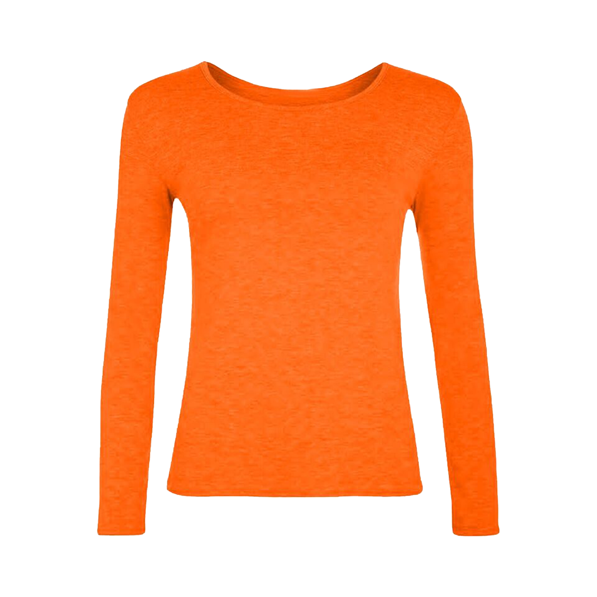 Girl Crew Neck Long Sleeve T-shirt Pastel Plain Kids Tee Top