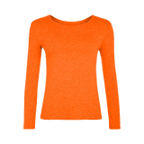 Girl Crew Neck Long Sleeve T-shirt Pastel Plain Kids Tee Top