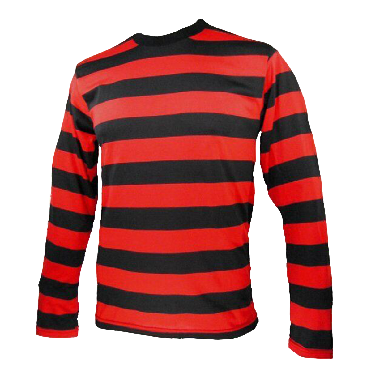 Adult Stripe Crew Neck Full Sleeves Casual Cotton T-Shirt