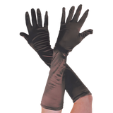Plain Satin Long Gloves