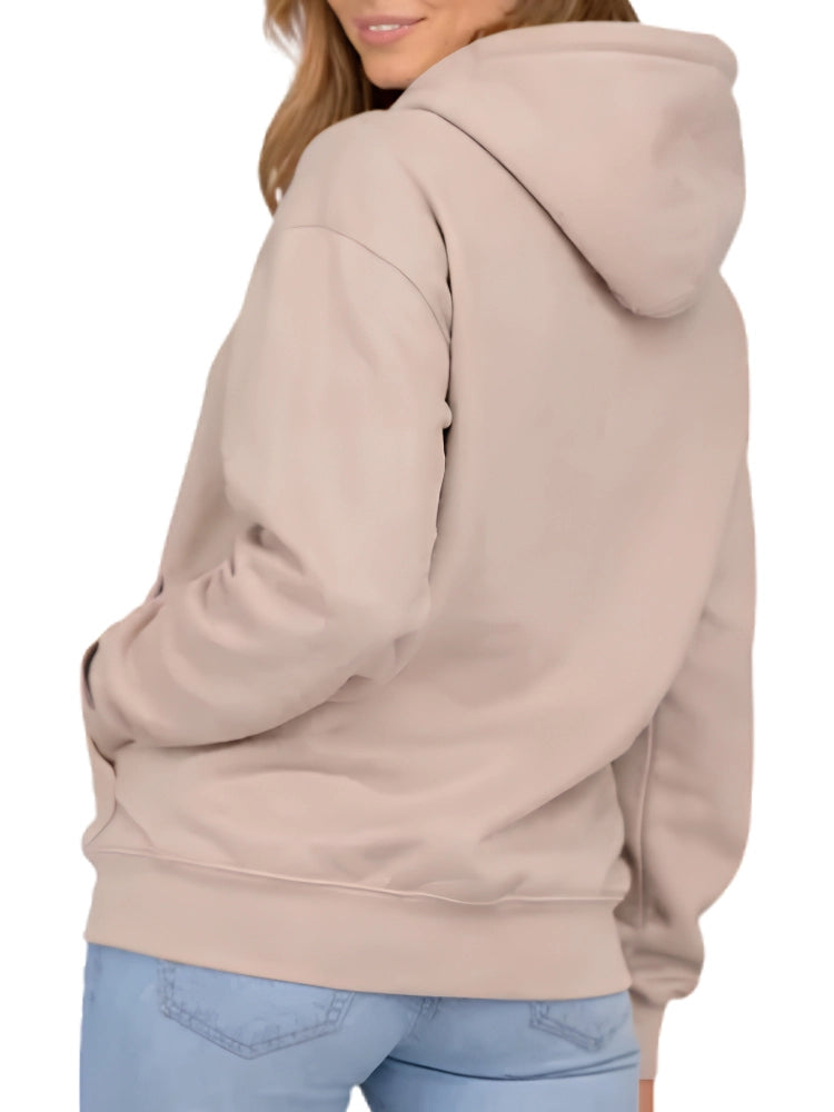 Active Star Ladies Sand Colour Pullover Hoodie