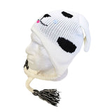 Adult Animal Face Knitted Winter Hat