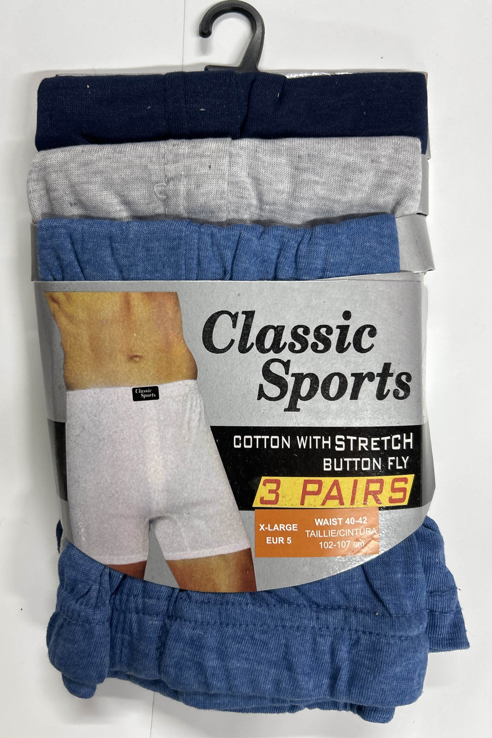 Active Star 3-Pack Cotton Stretch Boxer Shorts