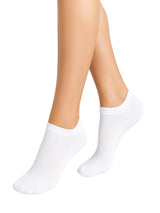 Active Star Ladies Bamboo Trainer White Socks Pack of 3 Pairs